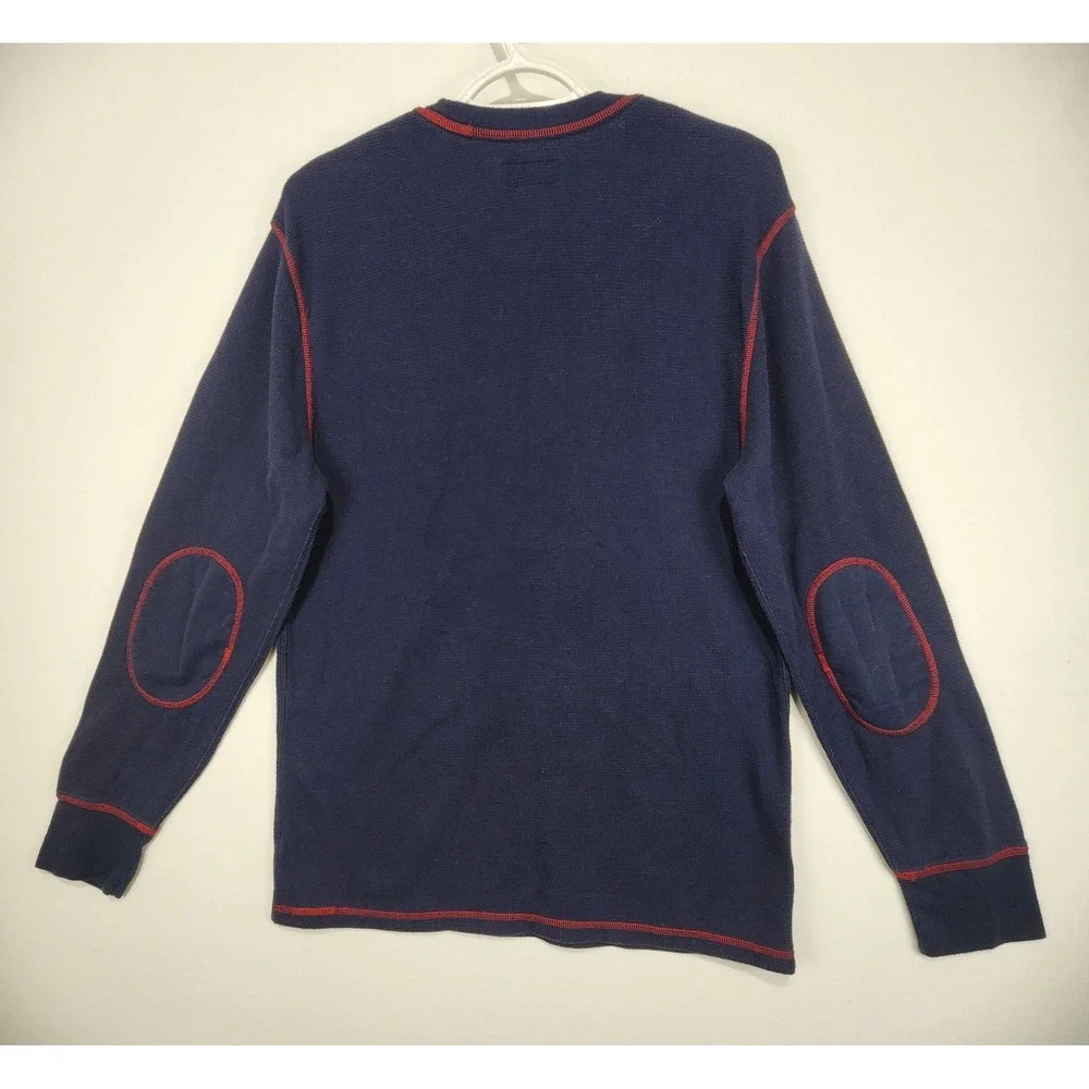 Polo Ralph Lauren Men's Casual Navy Blue Long Sleeve Shirt Size‎ L